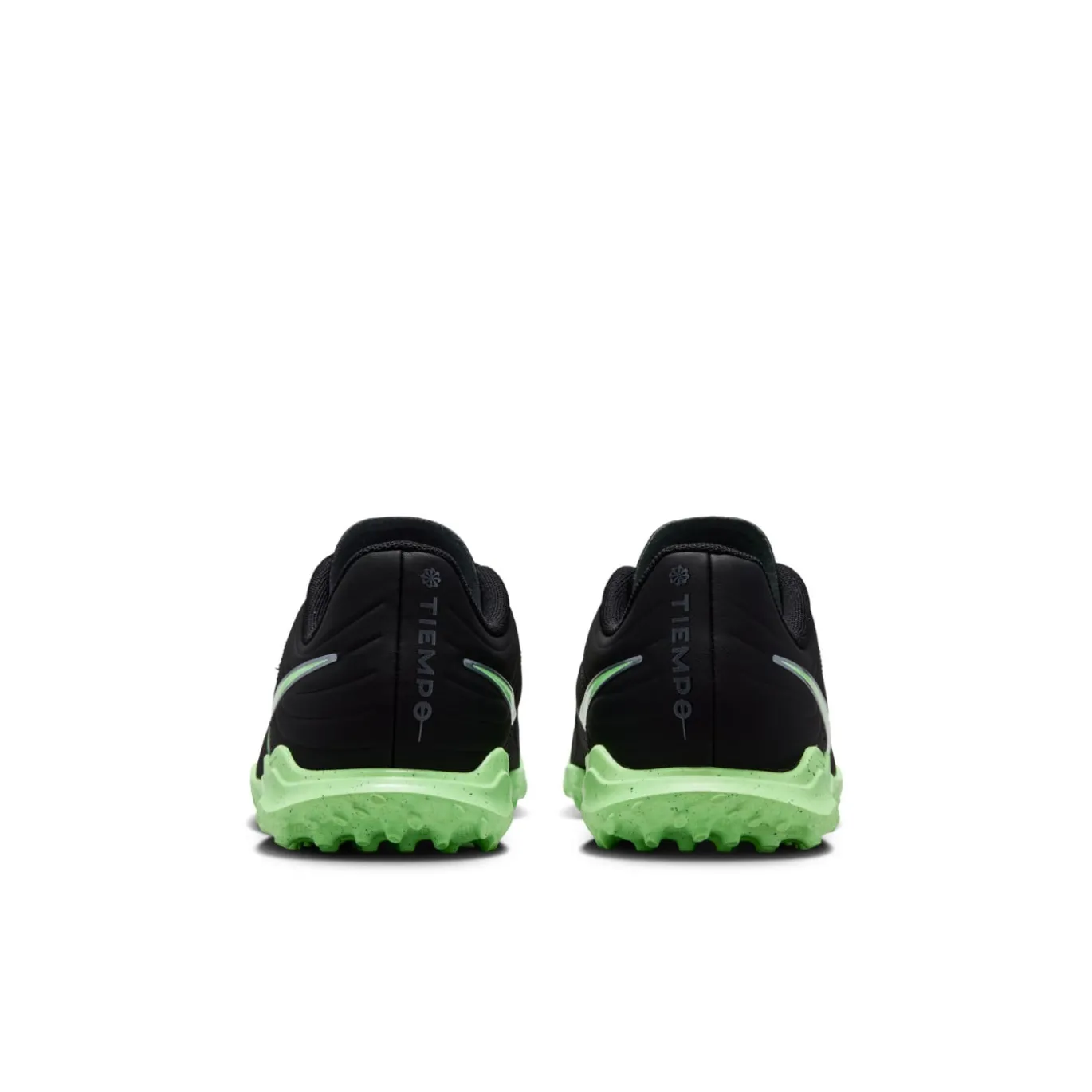 Nike Tiempo Maestro Club Turf Voetbalschoenen (TF) Kids Zwart Felgroen Zilvergrijs