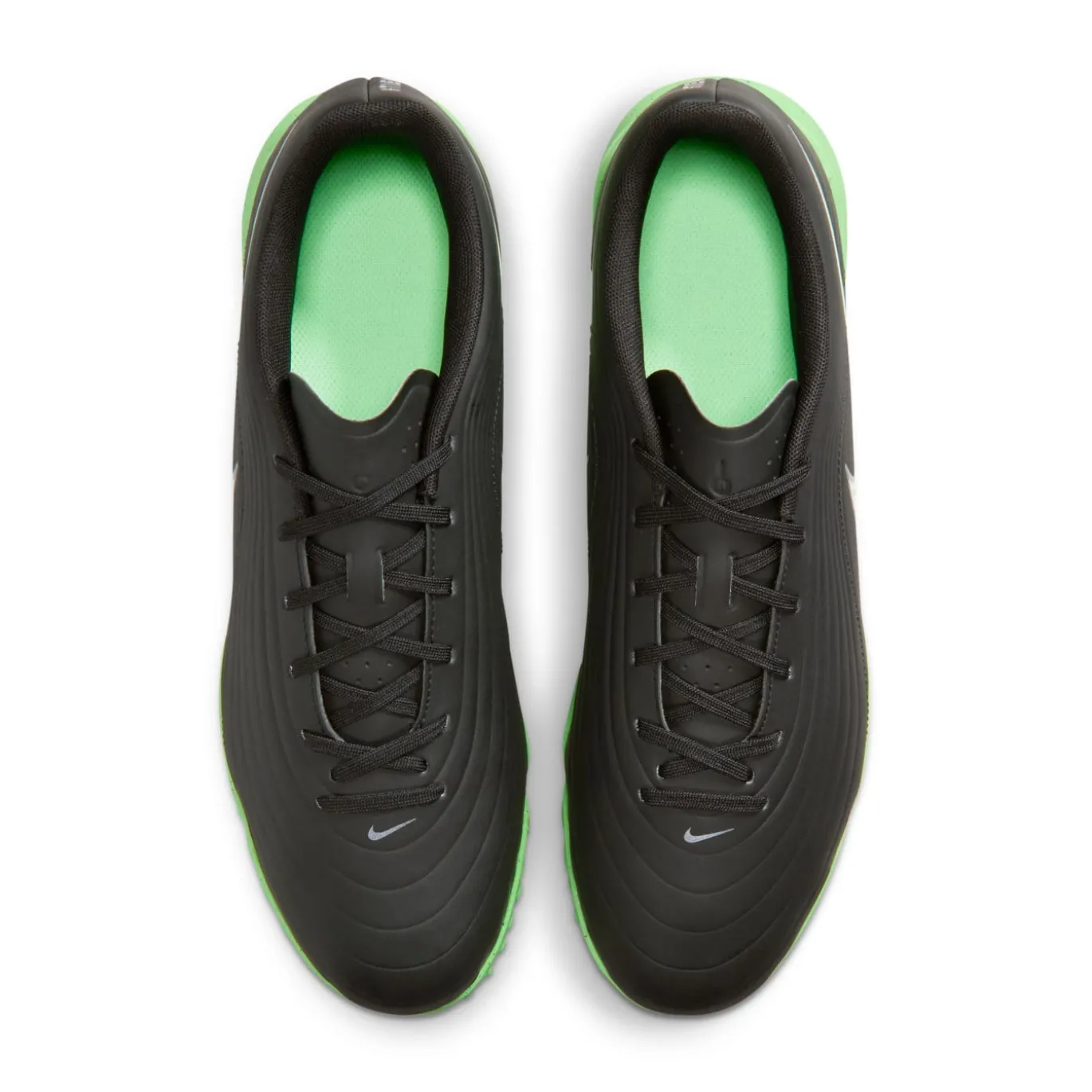 Nike Tiempo Maestro Club Turf Voetbalschoenen (TF) Zwart Felgroen Zilvergrijs