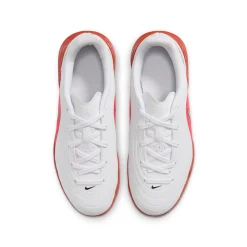 Nike Tiempo Maestro Club Zaalvoetbalschoenen (IN) Kids Wit Felrood Goud