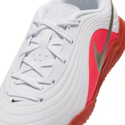 Nike Tiempo Maestro Club Zaalvoetbalschoenen (IN) Kids Wit Felrood Goud