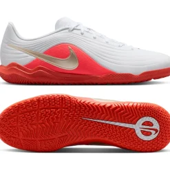 Nike Tiempo Maestro Club Zaalvoetbalschoenen (IN) Wit Felrood Goud