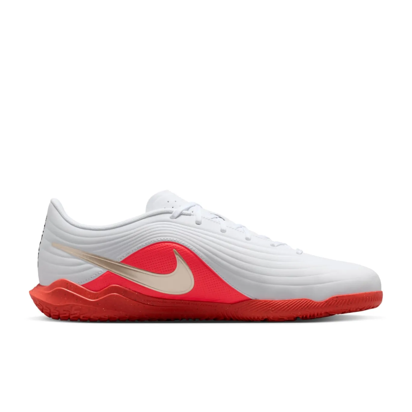 Nike Tiempo Maestro Club Zaalvoetbalschoenen (IN) Wit Felrood Goud