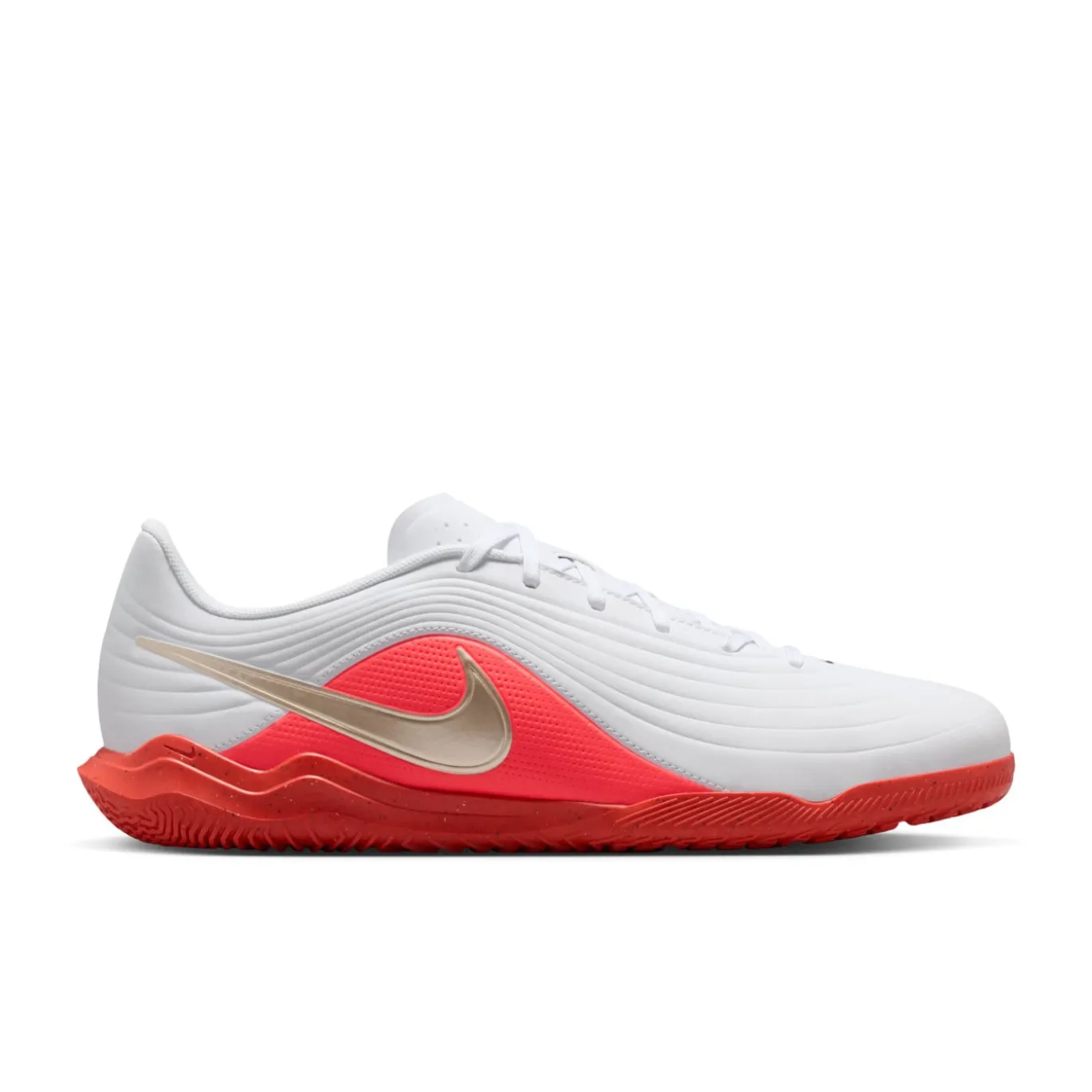 Nike Tiempo Maestro Club Zaalvoetbalschoenen (IN) Wit Felrood Goud