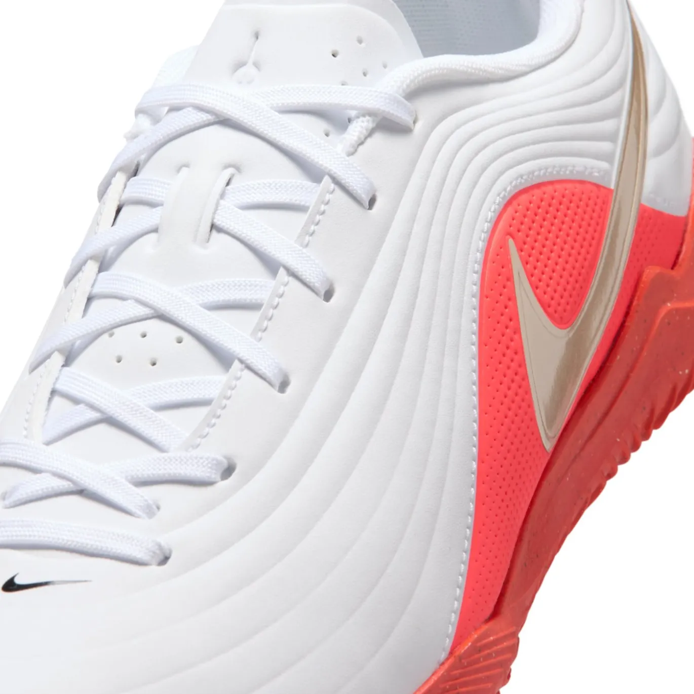 Nike Tiempo Maestro Club Zaalvoetbalschoenen (IN) Wit Felrood Goud