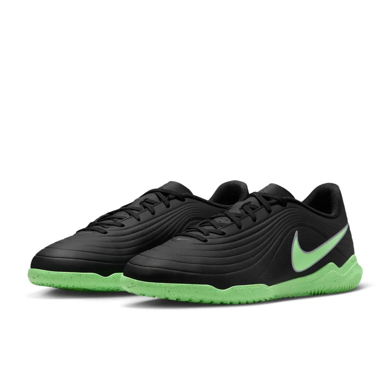 Nike Tiempo Maestro Club Zaalvoetbalschoenen (IN) Zwart Felgroen Zilvergrijs