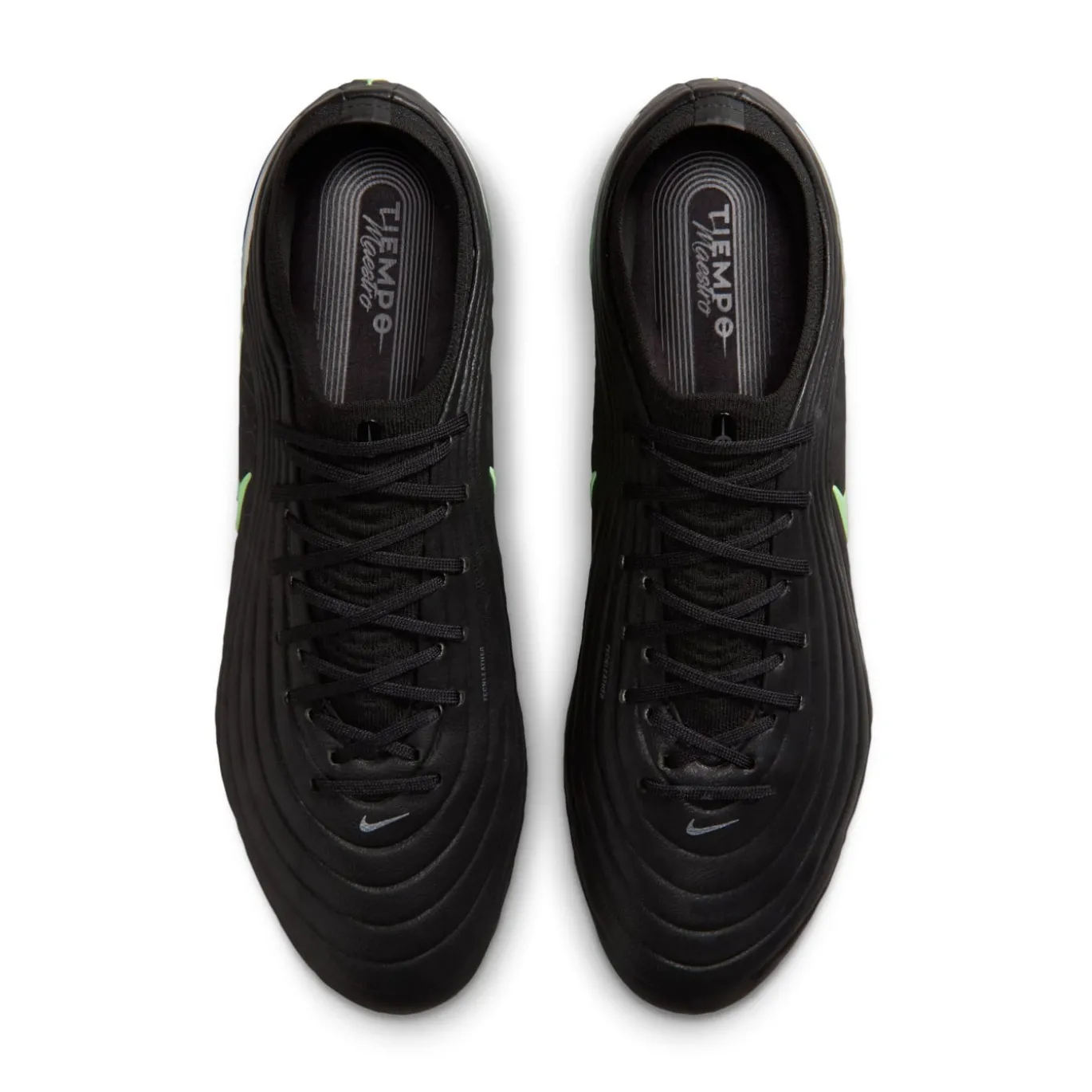 Nike Tiempo Maestro Elite Gras Voetbalschoenen (FG) Zwart Felgroen Zilvergrijs