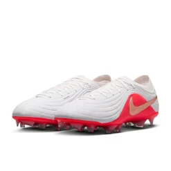 Nike Tiempo Maestro Elite Gras Voetbalschoenen (FG) Wit Felrood Goud