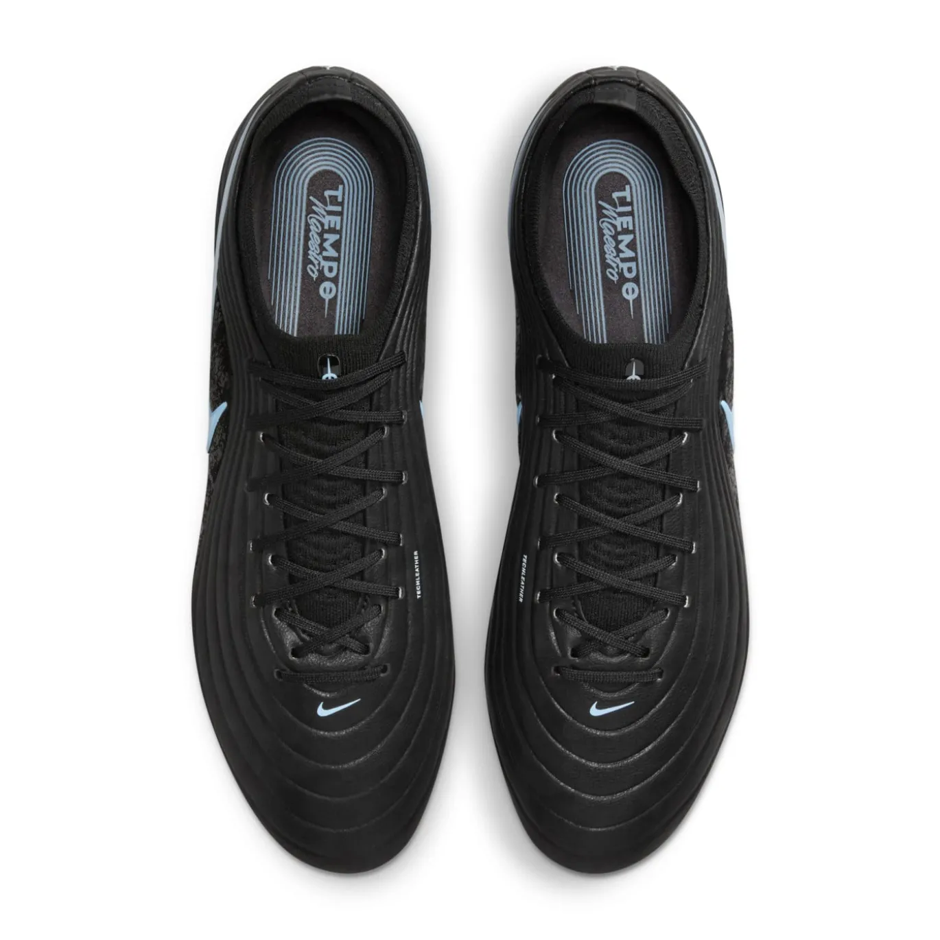 Nike Tiempo Maestro Elite Gras Voetbalschoenen (FG) Zwart Lichtblauw