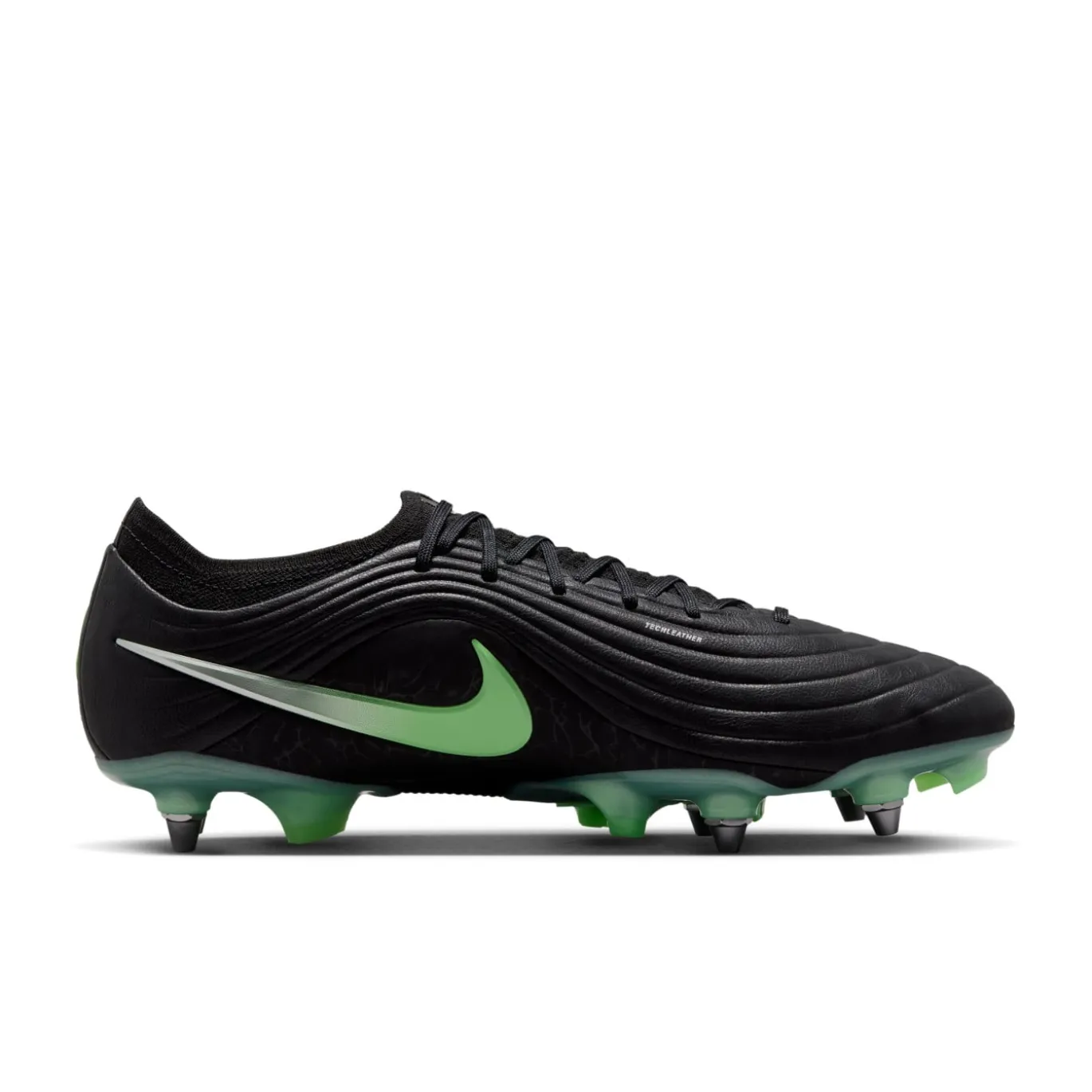 Nike Tiempo Maestro Elite IJzeren-Nop Voetbalschoenen (SG) Zwart Felgroen Zilvergrijs