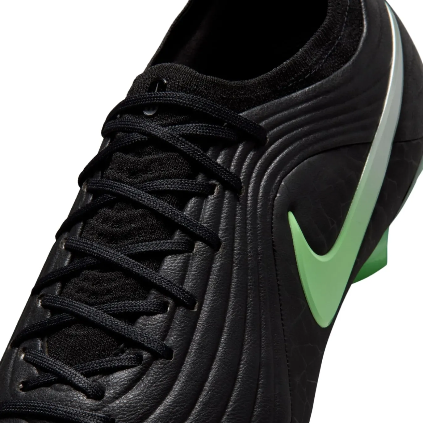 Nike Tiempo Maestro Elite IJzeren-Nop Voetbalschoenen (SG) Zwart Felgroen Zilvergrijs