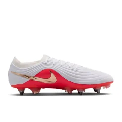 Nike Tiempo Maestro Elite IJzeren-Nop Voetbalschoenen (SG) Wit Felrood Goud