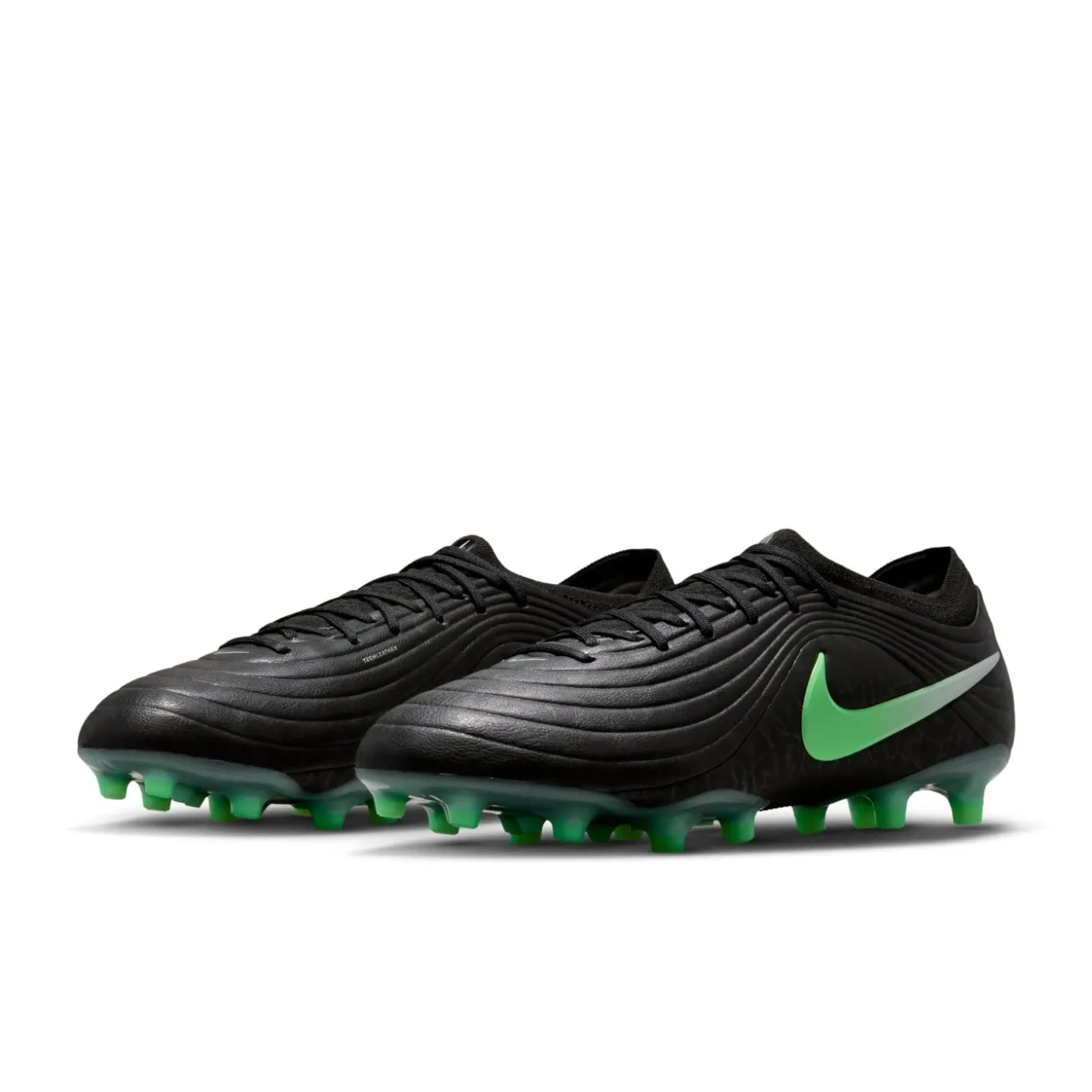 Nike Tiempo Maestro Elite Kunstgras Voetbalschoenen (AG) Zwart Felgroen Zilvergrijs