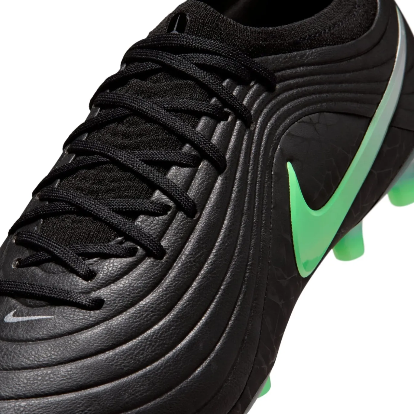 Nike Tiempo Maestro Elite Kunstgras Voetbalschoenen (AG) Zwart Felgroen Zilvergrijs