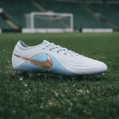 Nike Tiempo Maestro LV8 Elite IJzeren-Nop Voetbalschoenen (SG) Lichtblauw Paarsblauw Brons