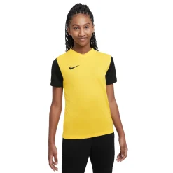 Nike Tiempo Premier II Voetbalshirt Kids Geel Zwart