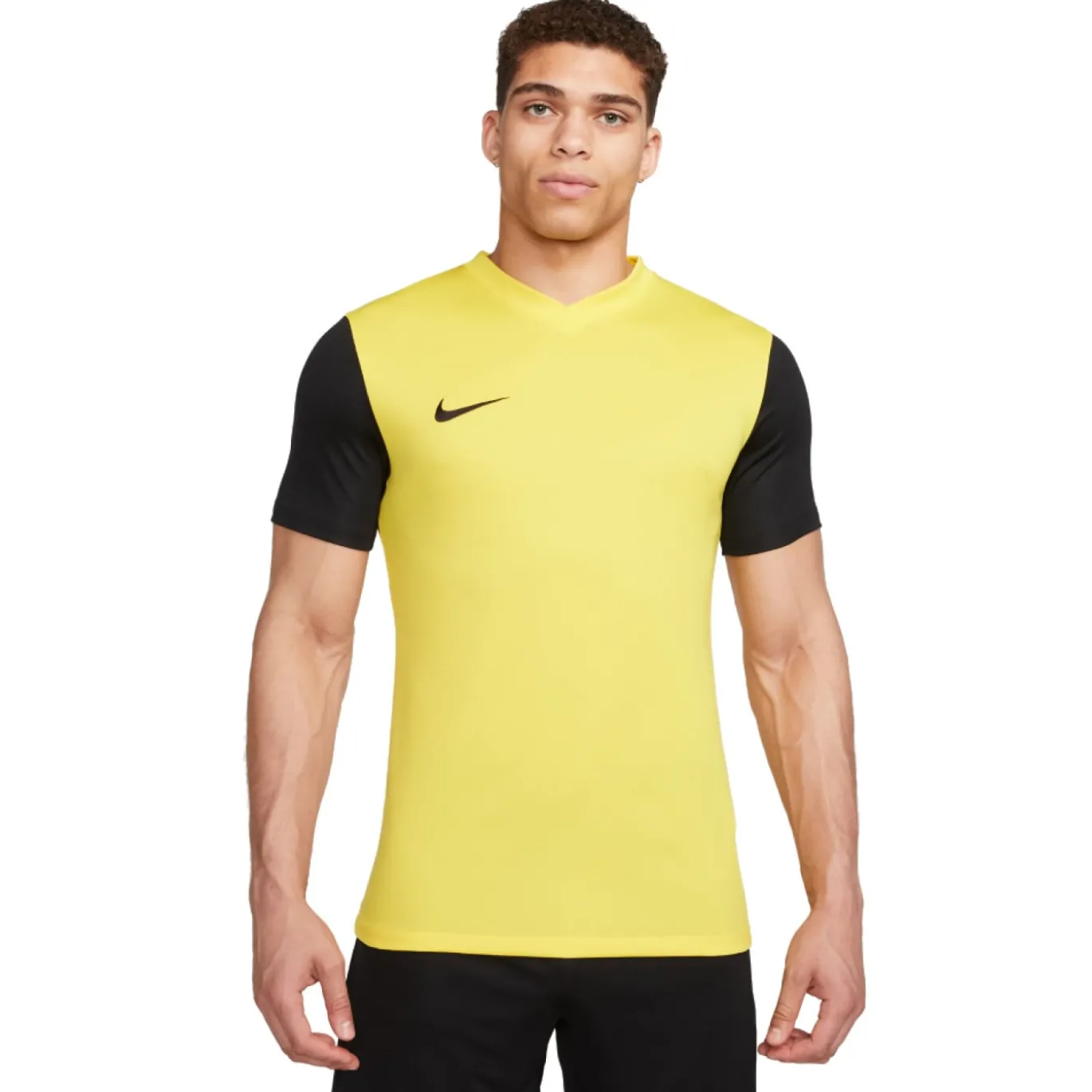 Nike Tiempo Premier II Voetbalshirt Geel Zwart