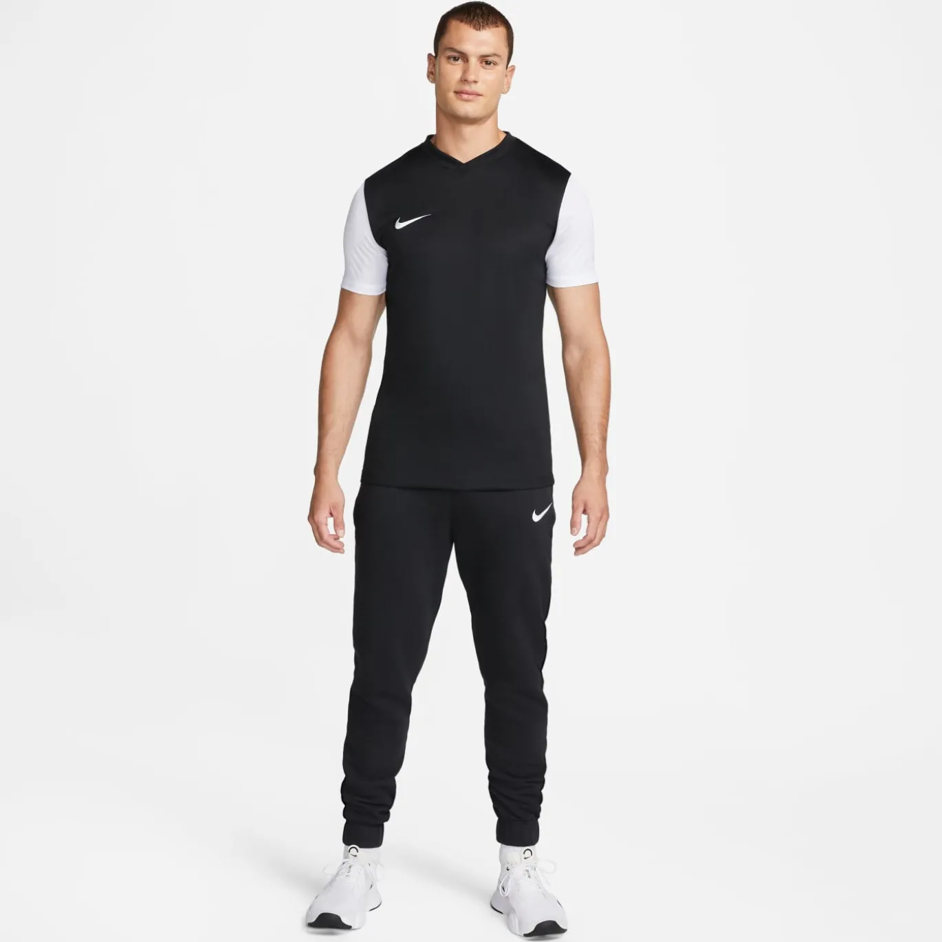 Nike Tiempo Premier II Voetbalshirt Zwart Wit