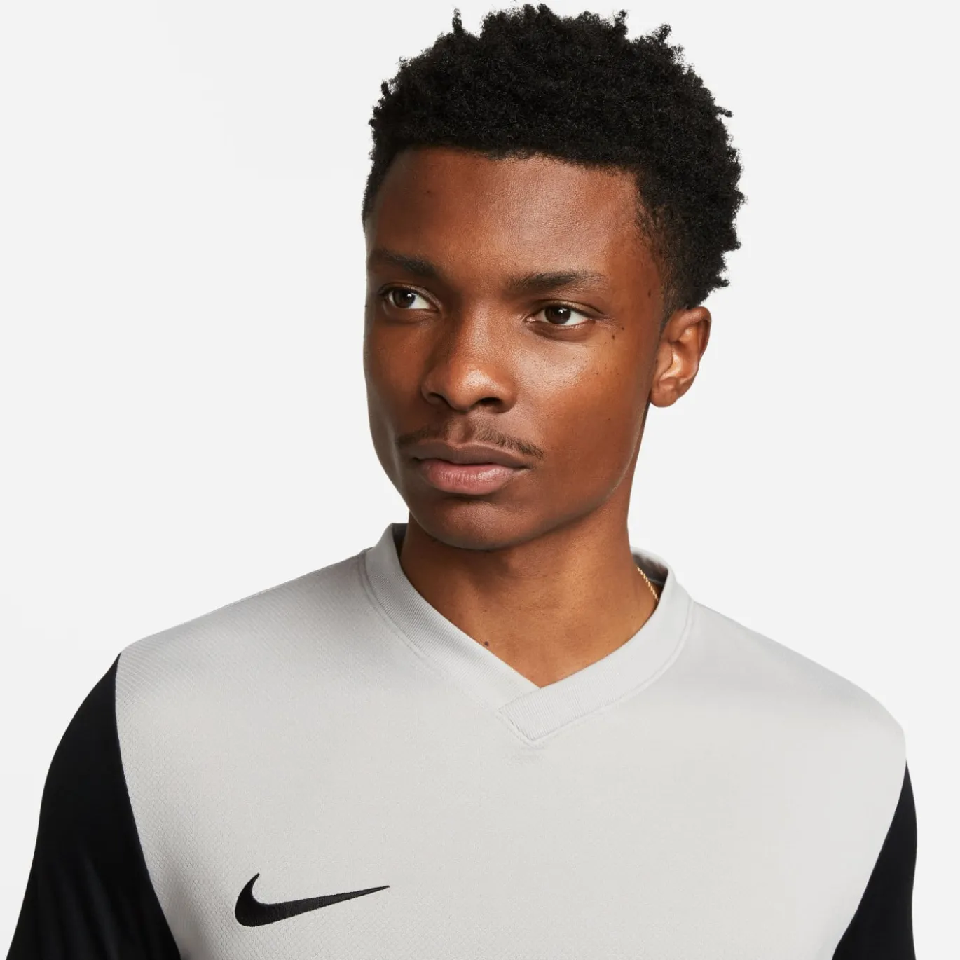 Nike Tiempo Premier II Voetbalshirt Grijs Zwart