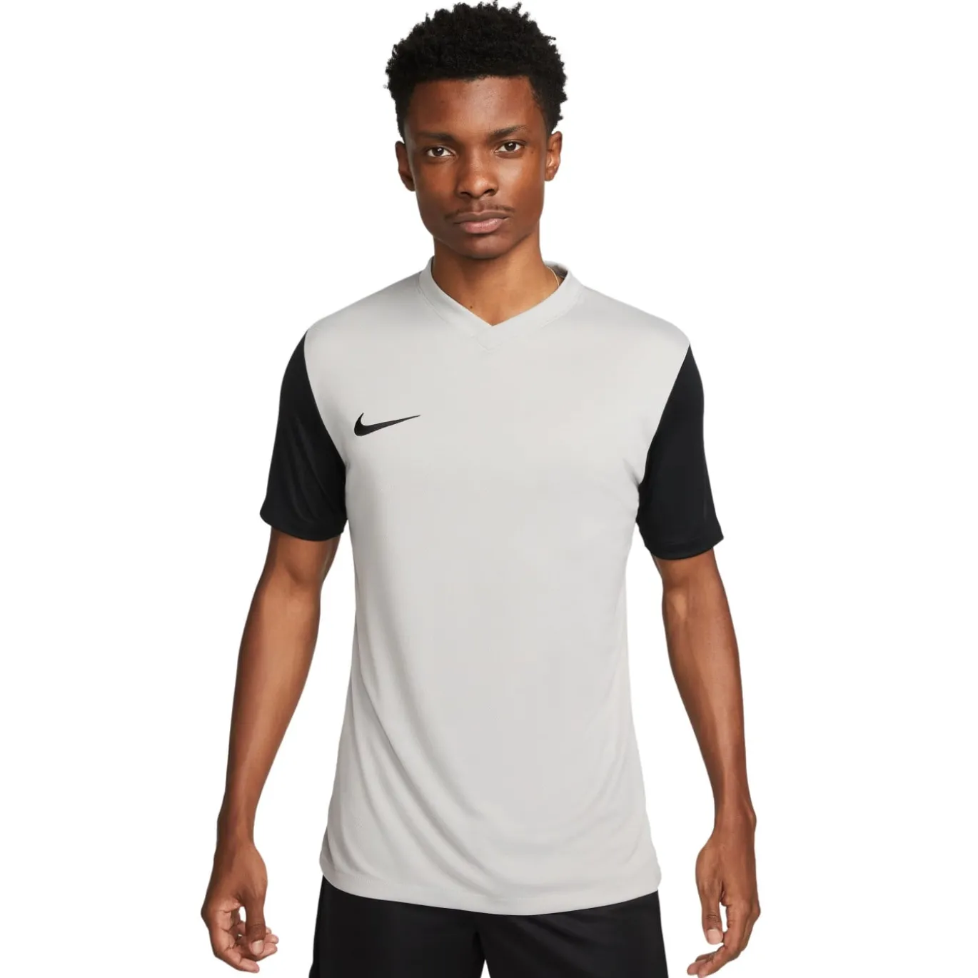 Nike Tiempo Premier II Voetbalshirt Grijs Zwart