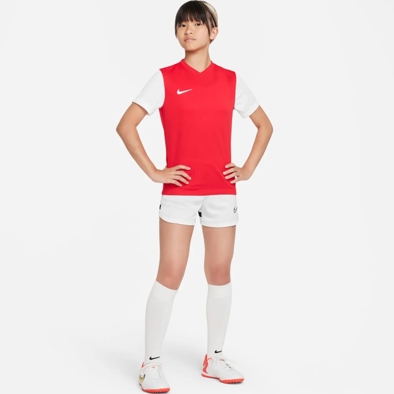 Nike Tiempo Premier II Voetbalshirt Kids Rood Wit