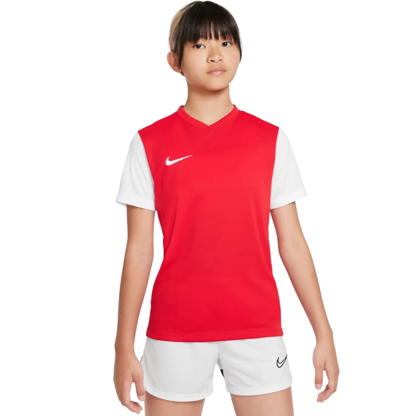 Nike Tiempo Premier II Voetbalshirt Kids Rood Wit