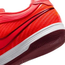 Nike Tiempo Reactgato Zaalvoetbalschoenen (IN) Felrood Oranje Bordeauxrood