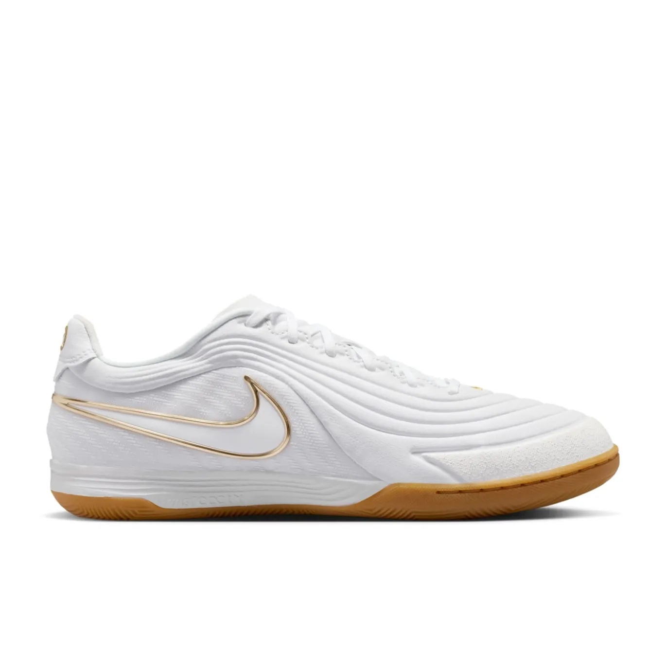 Nike Tiempo Reactgato Zaalvoetbalschoenen (IN) Wit Goud