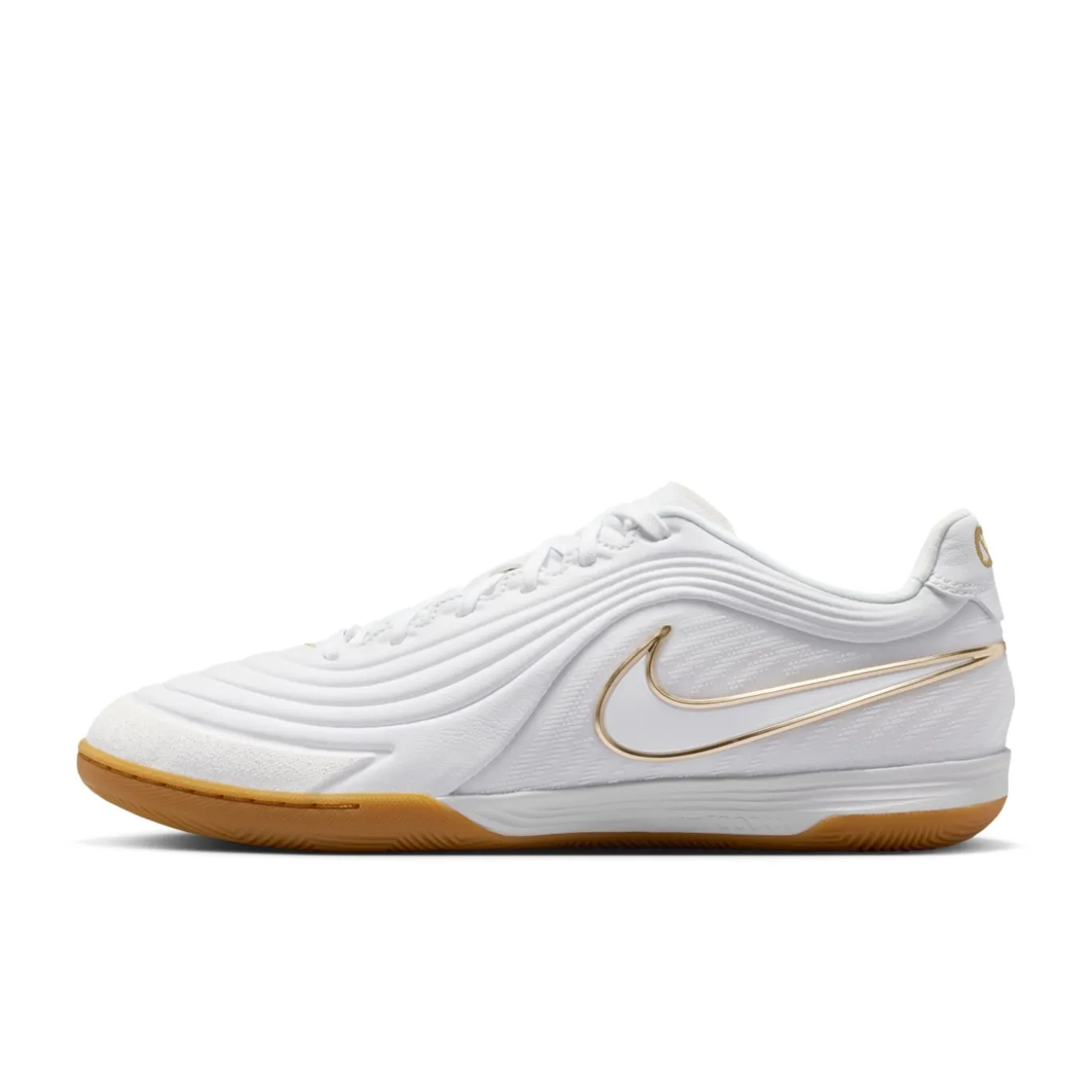 Nike Tiempo Reactgato Zaalvoetbalschoenen (IN) Wit Goud