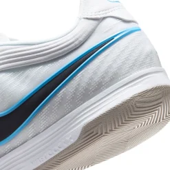 Nike Tiempo Reactgato Zaalvoetbalschoenen (IN) Wit Lichtblauw Zwart Grijs