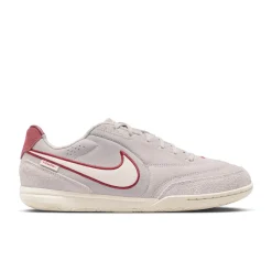 Nike Tiempo Streetgato Premium Straatvoetbalschoenen Grijs Wit Bordeauxrood