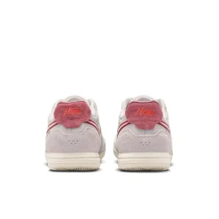 Nike Tiempo Streetgato Premium Straatvoetbalschoenen Grijs Wit Bordeauxrood