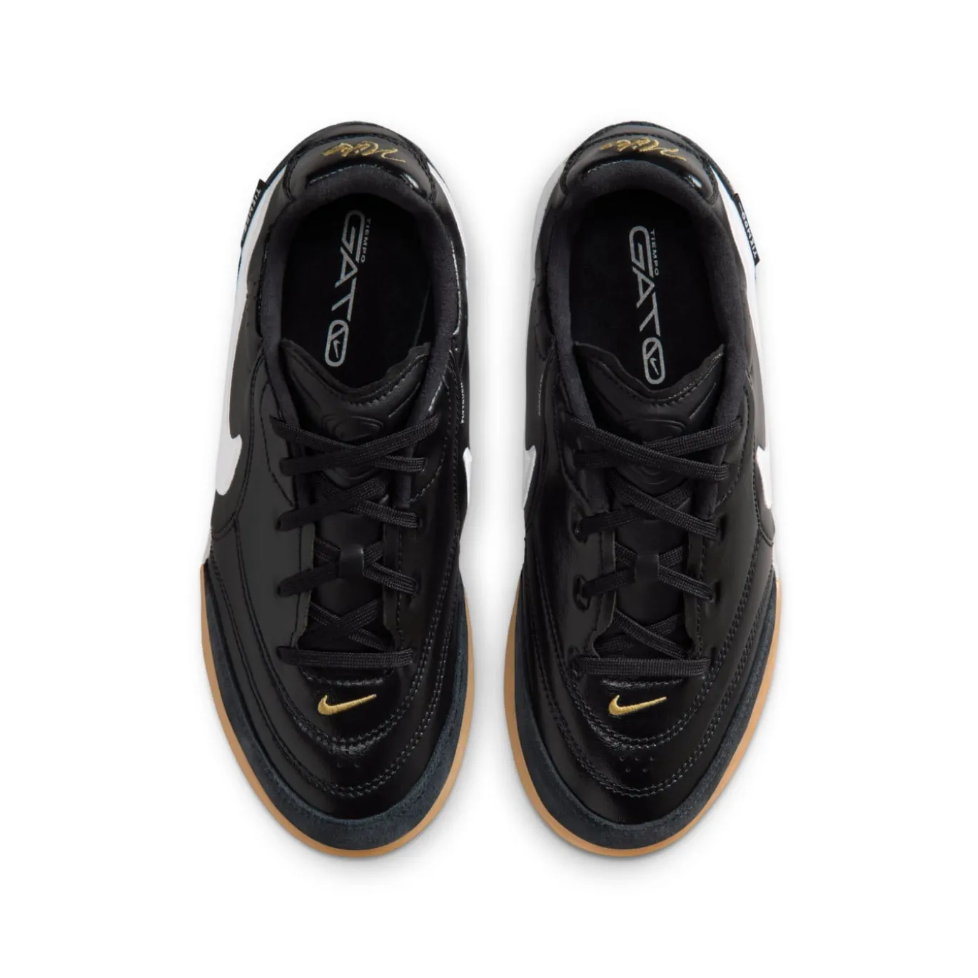 Nike Tiempo Streetgato Straatvoetbalschoenen Kids Zwart Wit