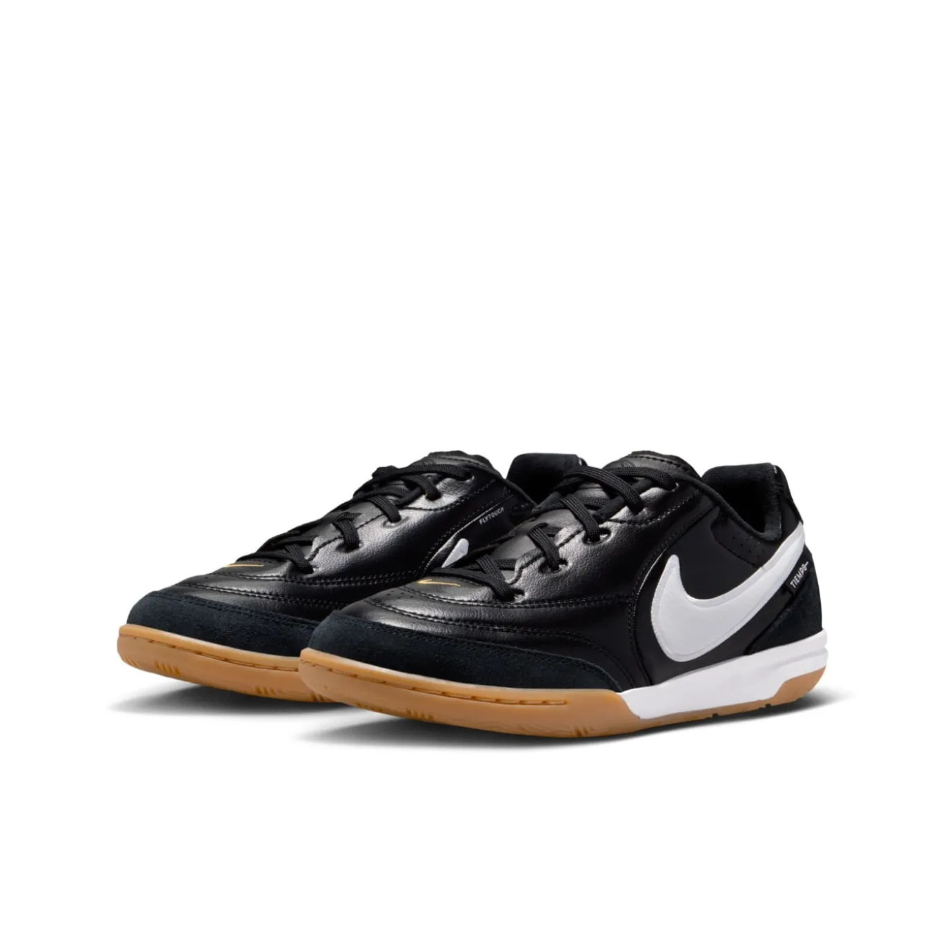 Nike Tiempo Streetgato Straatvoetbalschoenen Kids Zwart Wit
