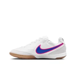Nike Tiempo Streetgato Straatvoetbalschoenen Kids Wit Blauw Felroze