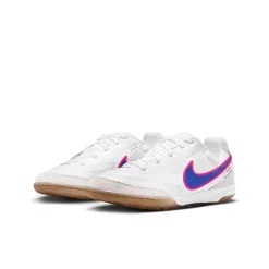 Nike Tiempo Streetgato Straatvoetbalschoenen Kids Wit Blauw Felroze