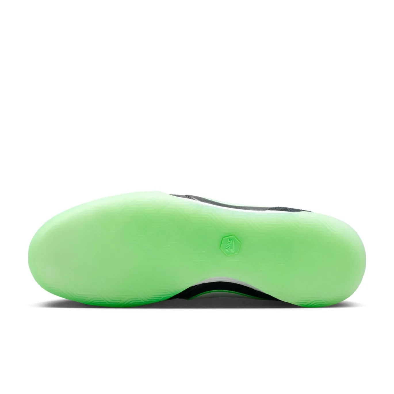 Nike Tiempo Streetgato Straatvoetbalschoenen Zwart Wit Felgroen