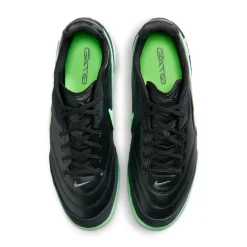 Nike Tiempo Streetgato Straatvoetbalschoenen Zwart Wit Felgroen