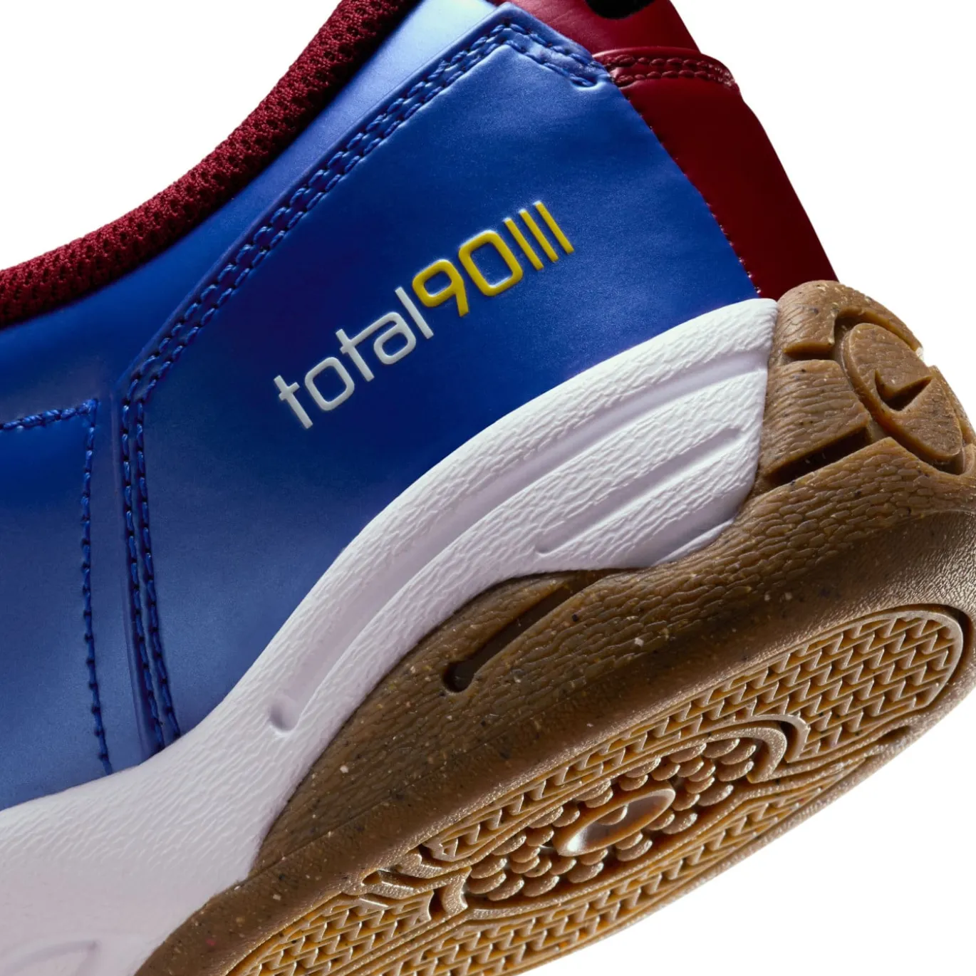 Nike Total 90 Blauw Bordeauxrood Geel