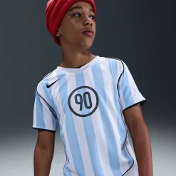 Nike Total 90 Trainingsshirt Kids Wit Lichtblauw Zwart