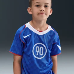 Nike Total 90 Trainingsshirt Kids Blauw Wit Rood