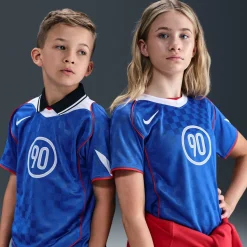 Nike Total 90 Trainingsshirt Kids Blauw Wit Rood