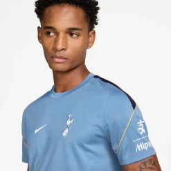 Nike Tottenham Hotspur Strike Trainingsshirt 2026-2027 Lichtblauw Geel Donkerblauw Wit