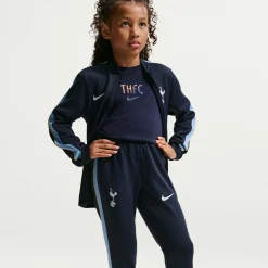 Nike Tottenham Hotspur Strike Trainingspak 2026-2027 Kids Donkerblauw Geel Lichtblauw Wit