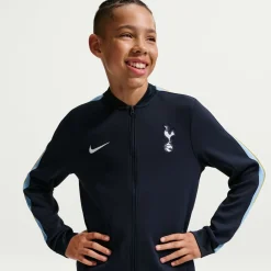 Nike Tottenham Hotspur Strike Trainingspak 2026-2027 Kids Donkerblauw Geel Lichtblauw Wit