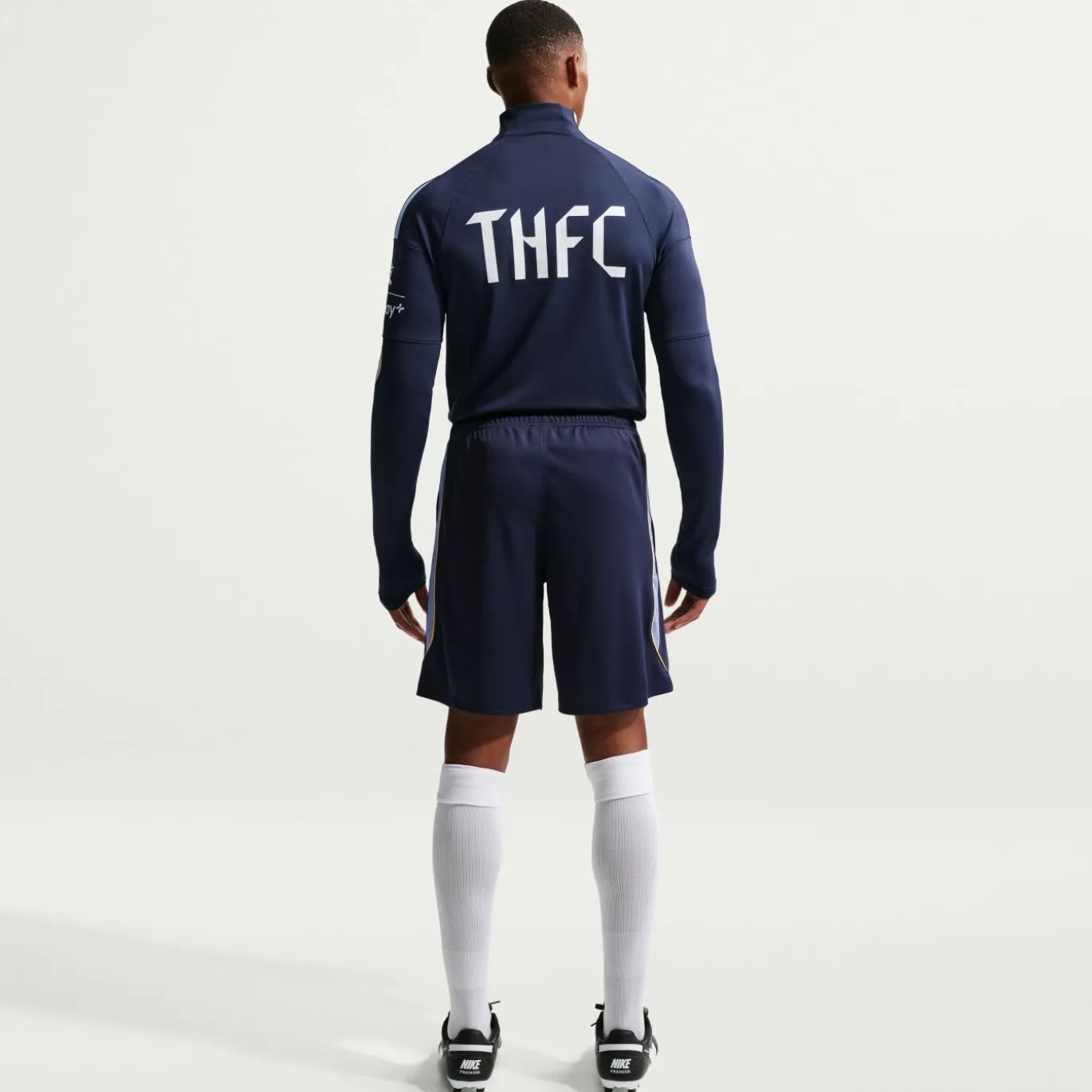 Nike Tottenham Hotspur Strike Trainingstrui 1/4-Zip 2026-2027 Donkerblauw Lichtblauw Wit