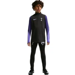 Nike Tottenham Hotspur Strike Trainingstrui 1/4-Zip 2026-2027 Kids Zwart Paars Wit