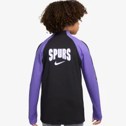 Nike Tottenham Hotspur Strike Trainingstrui 1/4-Zip 2026-2027 Kids Zwart Paars Wit