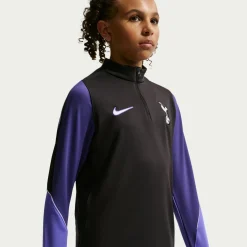 Nike Tottenham Hotspur Strike Trainingstrui 1/4-Zip 2026-2027 Kids Zwart Paars Wit