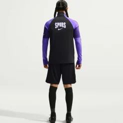 Nike Tottenham Hotspur Strike Trainingstrui 1/4-Zip 2026-2027 Zwart Paars Wit