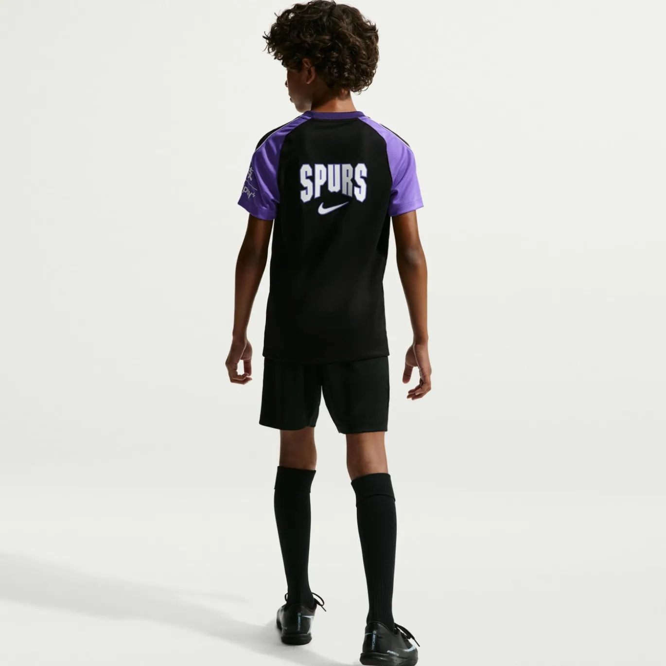 Nike Tottenham Hotspur Strike Trainingsset 2026-2027 Kids Zwart Paars Wit